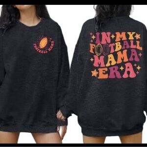Grey Football Mama Sweatshirt